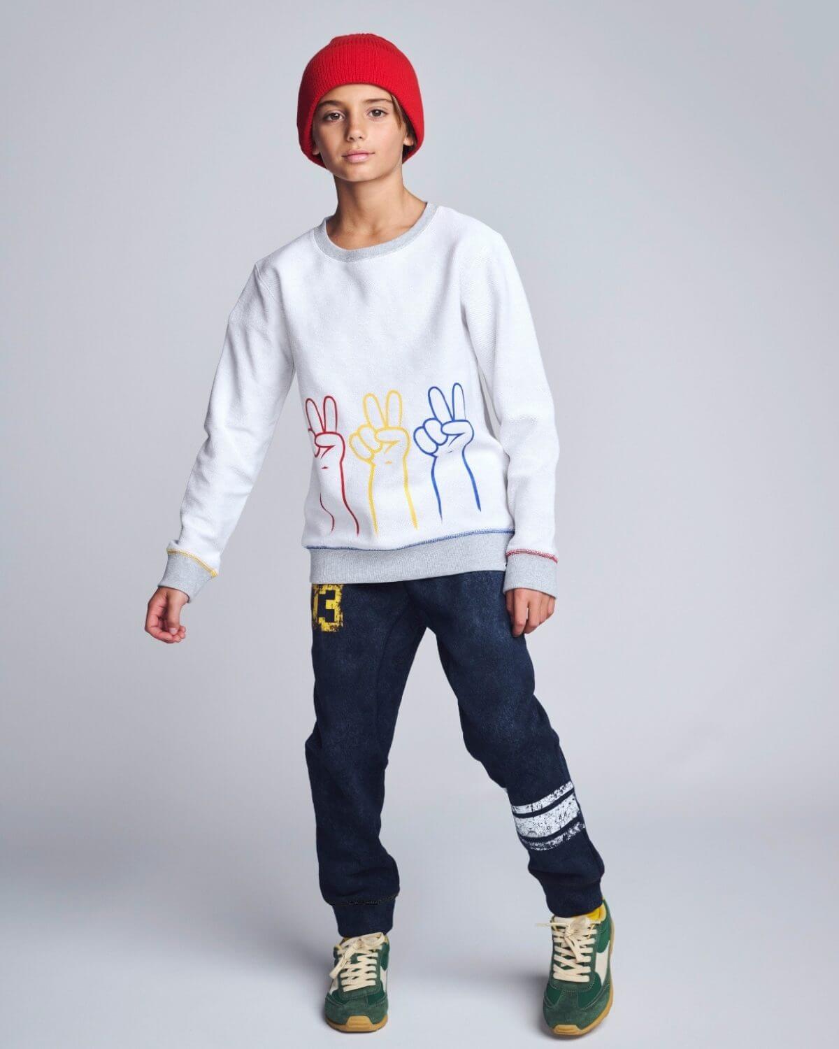 Heather Mist Revel Crewneck
