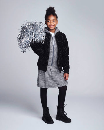 Boucle Pleated Set