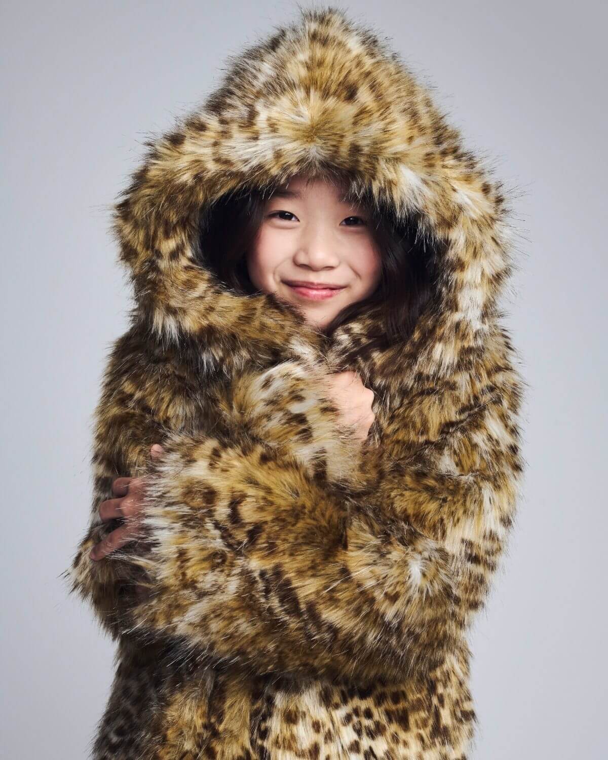Leopard Cleo Faux Fur Coat