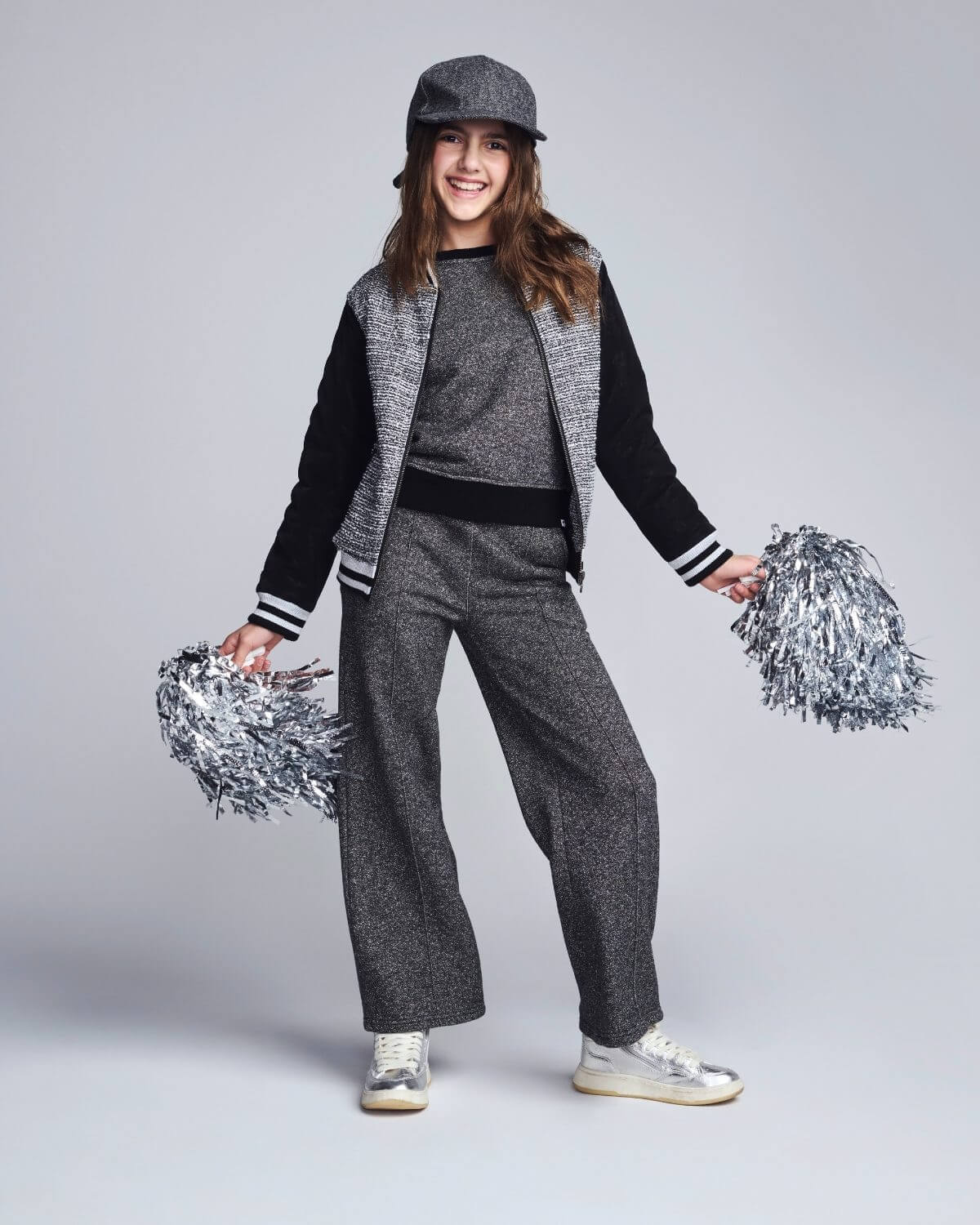 Black Glitter City Sweatshirt