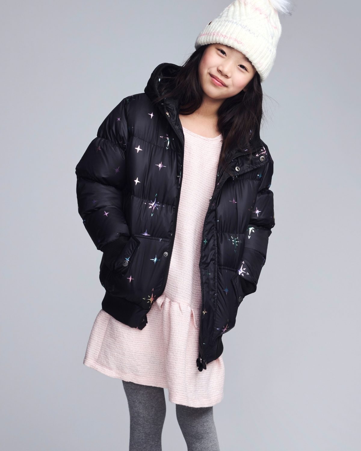 Starbursts Puffy Coat