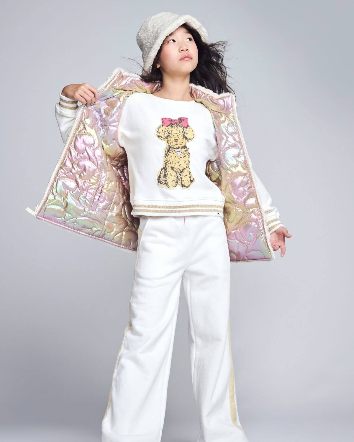 Rose Gold Girls Reversible Vest