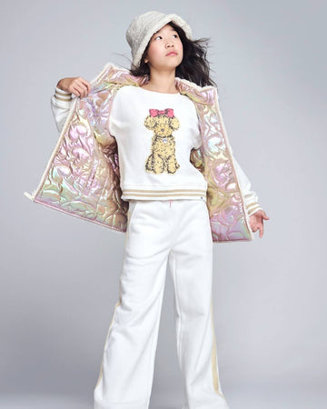 Rose Gold Girls Reversible Vest