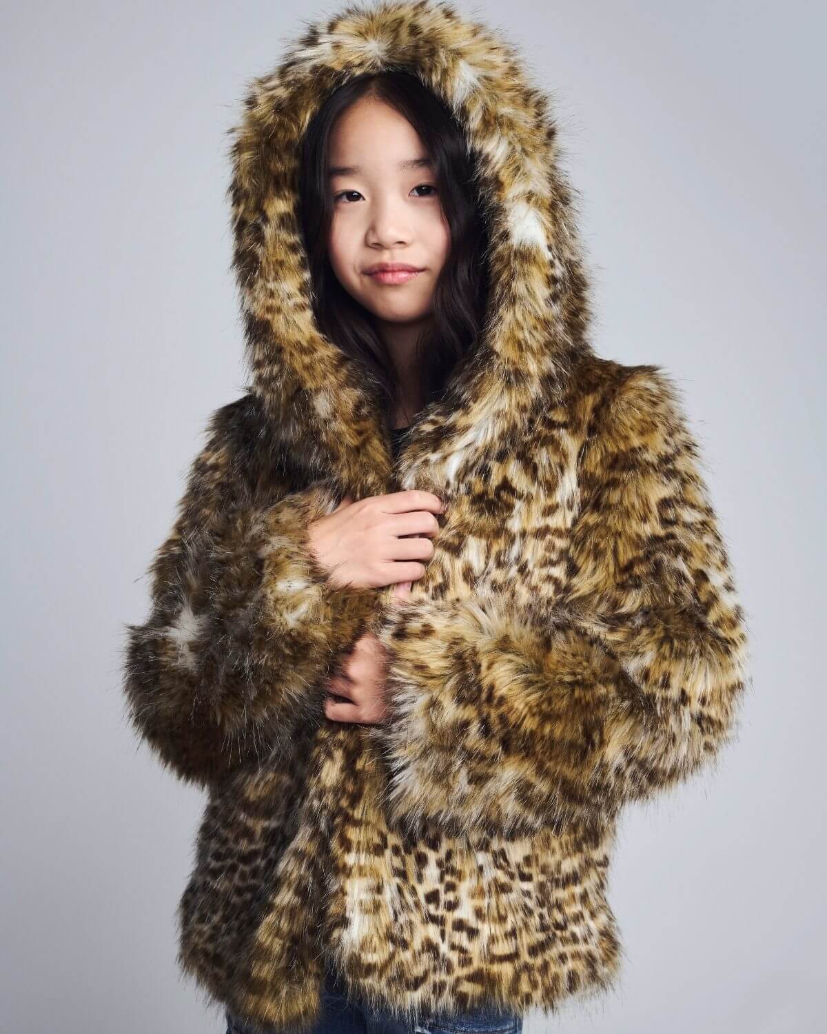 Leopard Cleo Faux Fur Coat