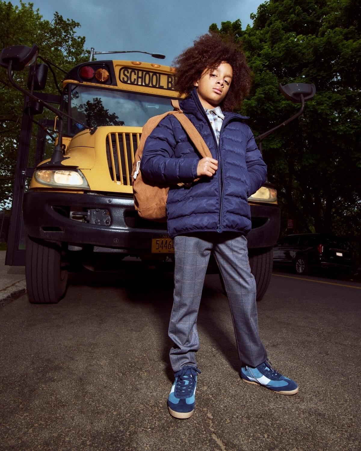 Dark Navy Lightweight Puffer