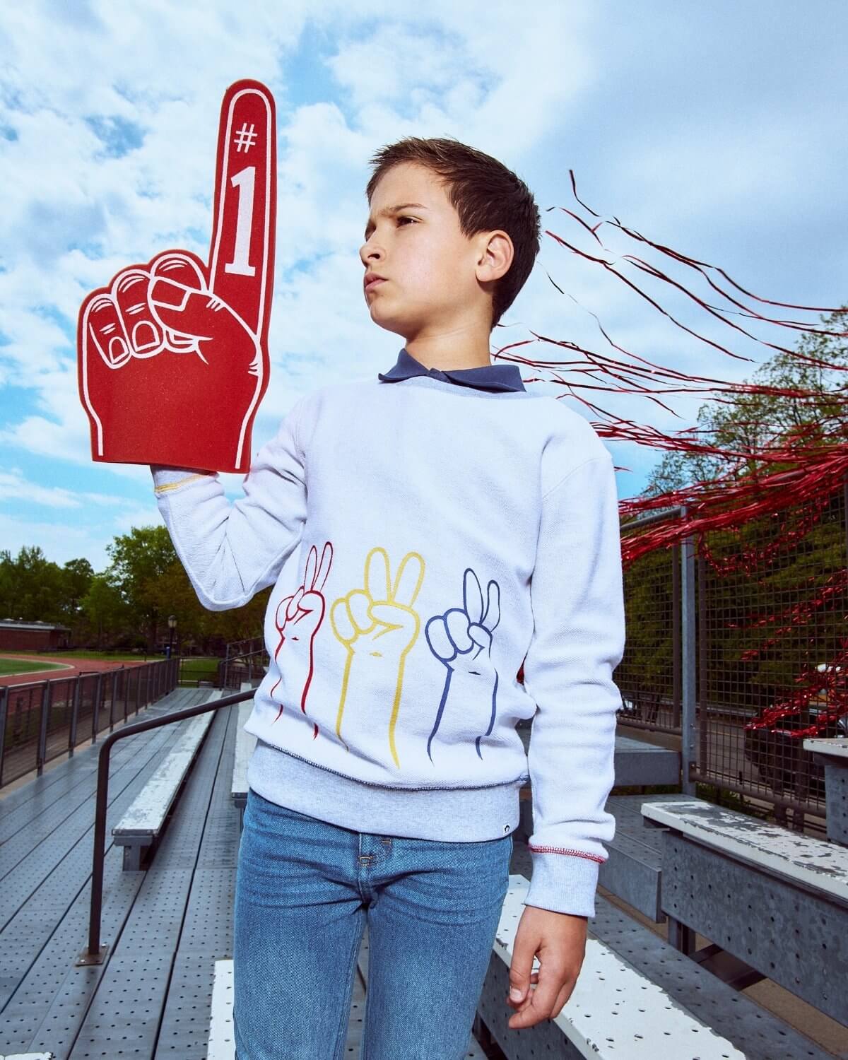 Heather Mist Revel Crewneck
