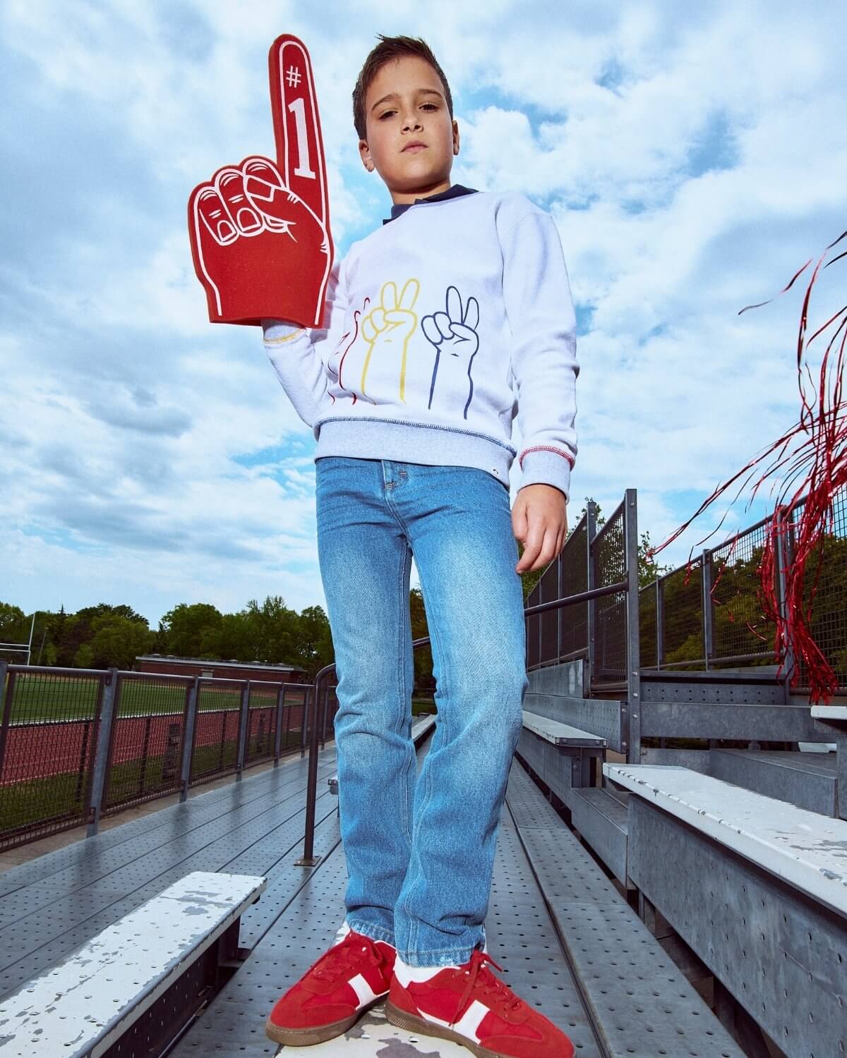 Heather Mist Revel Crewneck