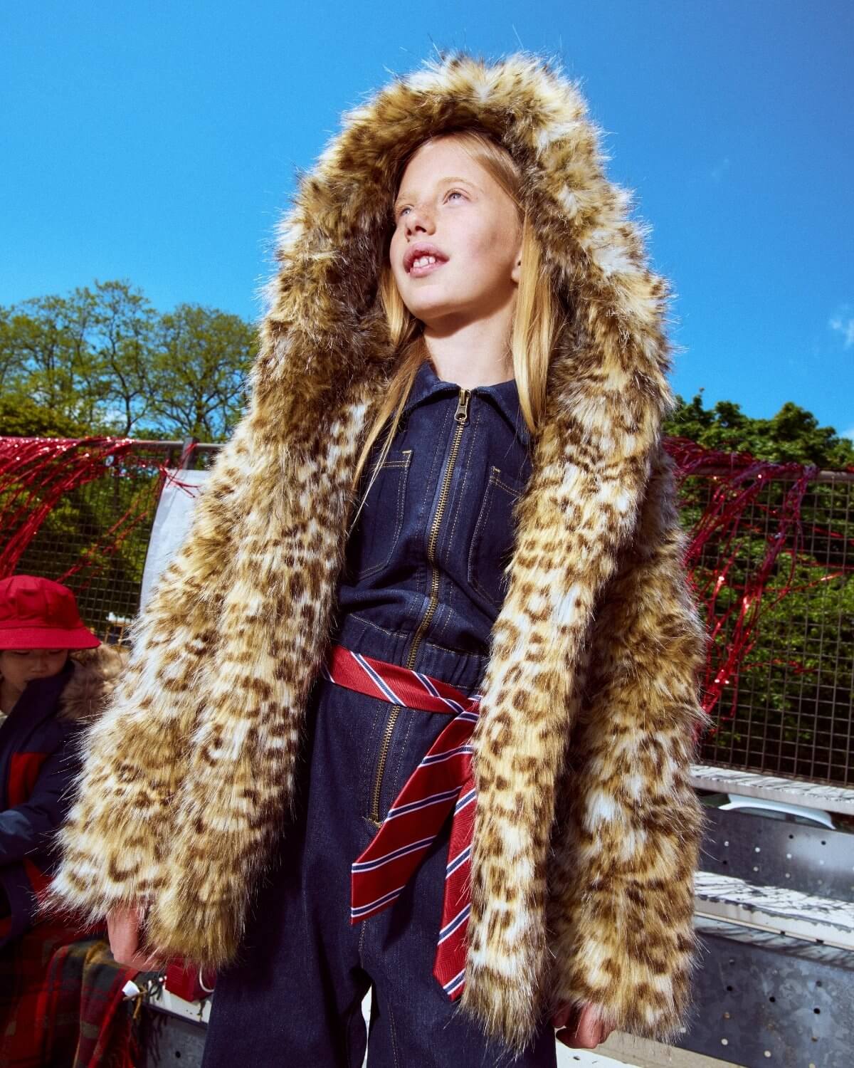 Leopard Cleo Faux Fur Coat