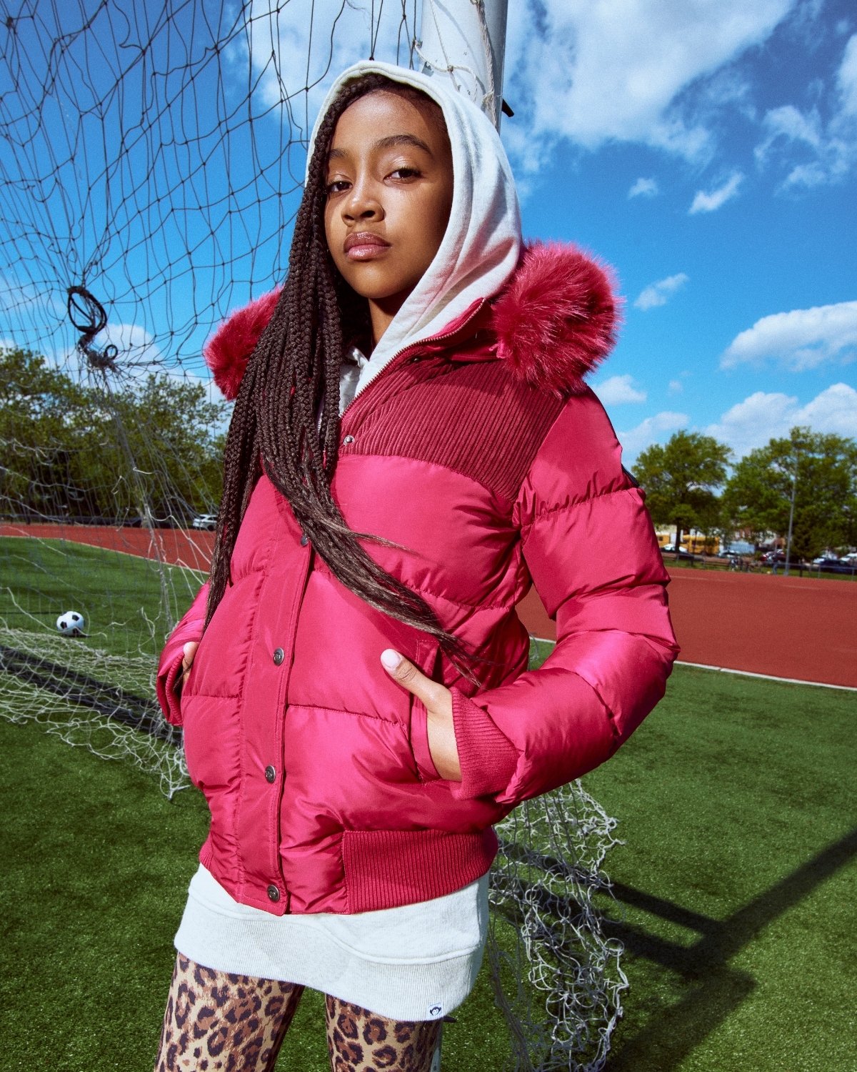 Rose Quartz Kyla Puffer Coat