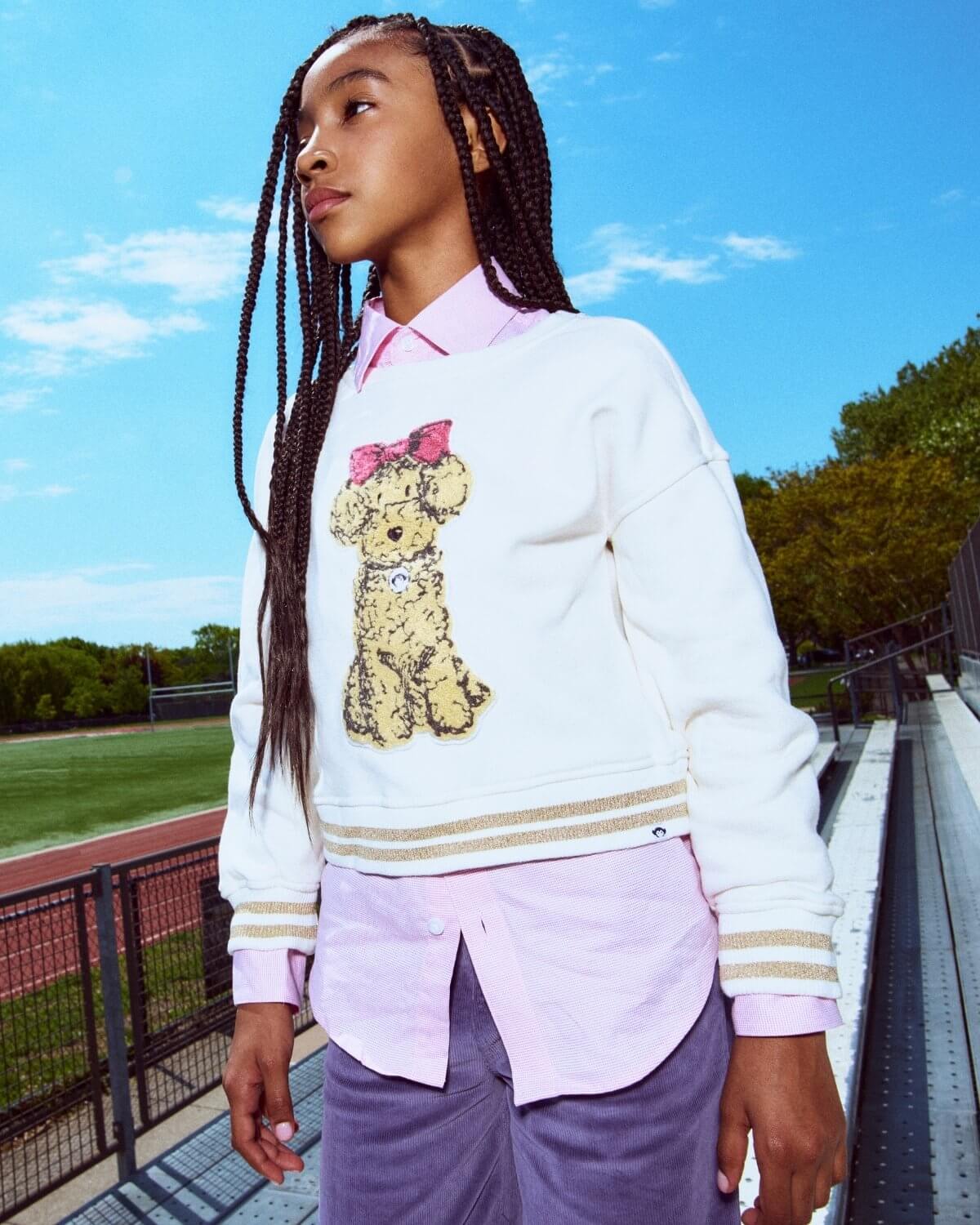 Cream Bianca Graphic Sweatshirt