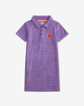 Purple Terry Fairbanks Polo Dress