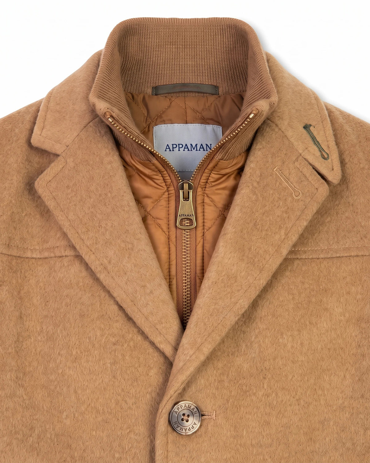 Camel New City Overcoat